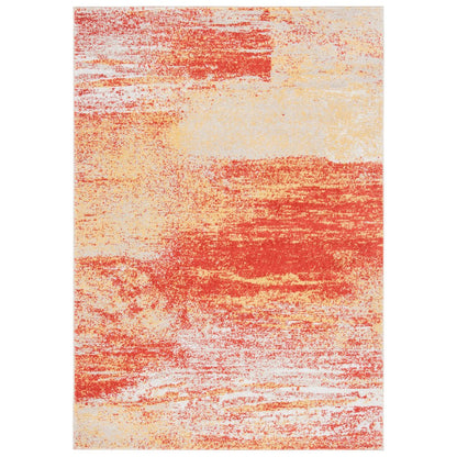 Adirondack Abstract Striated Rug - Rust / Gold - 3'-0" x 5'-0"