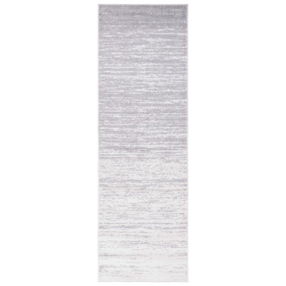 Adirondack Striated Stripe Rug - Ivory / Silver - 2'-0" x 10'-0"