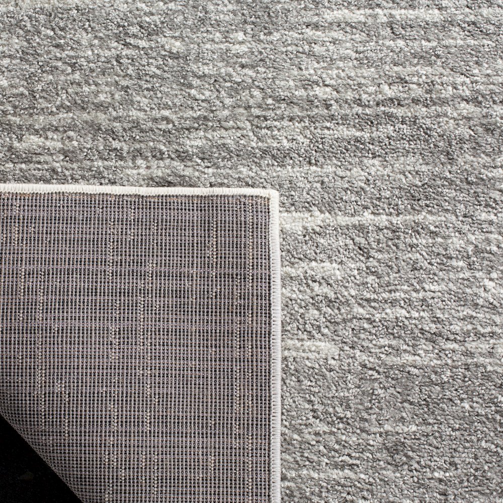 Adirondack Striated Stripe Rug - Ivory / Silver - 6'-0" x 8'-0"