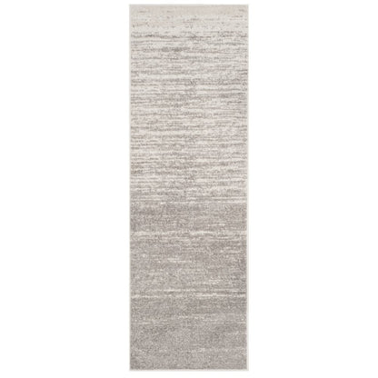 Adirondack Striated Stripe Rug - Light Grey / Grey - 2'-0" x 12'-0"
