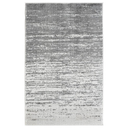 Adirondack Striated Stripe Rug - Light Grey / Grey - 2'-0" x 3'-0"