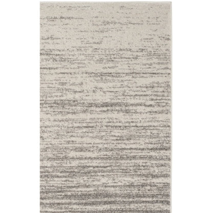 Adirondack Striated Stripe Rug - Light Grey / Grey - 2'-0" x 3'-0"