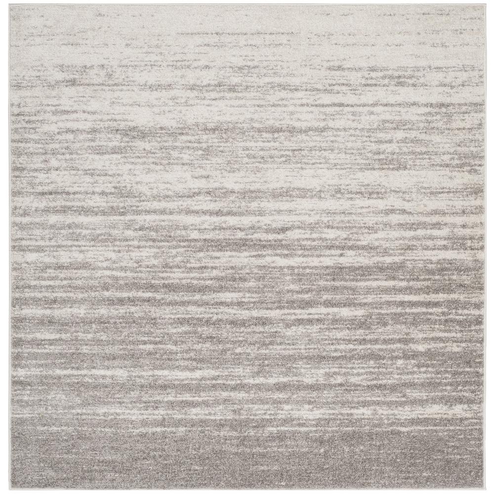 Adirondack, LIGHT GREY / GREY, 10' X 10' Square, Area Rug