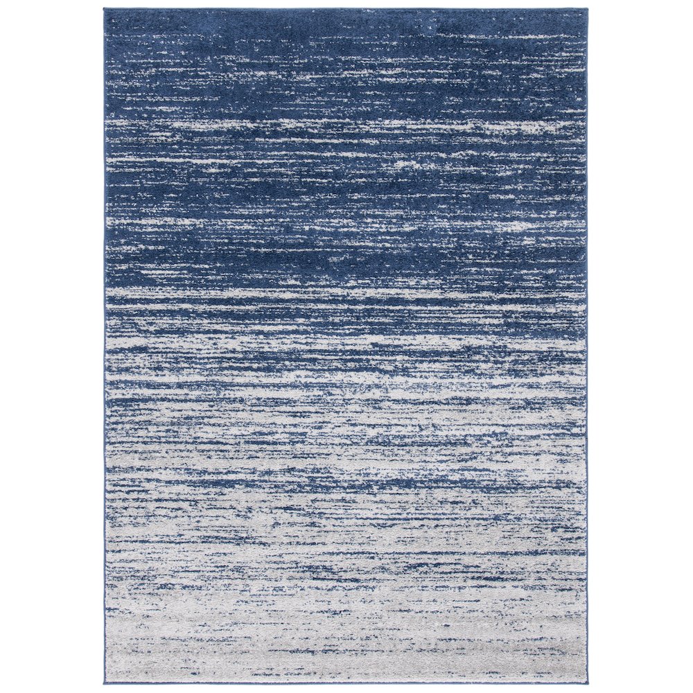 Adirondack Striated Stripe Rug - Navy / Grey - 10'-0" x 14'-0"