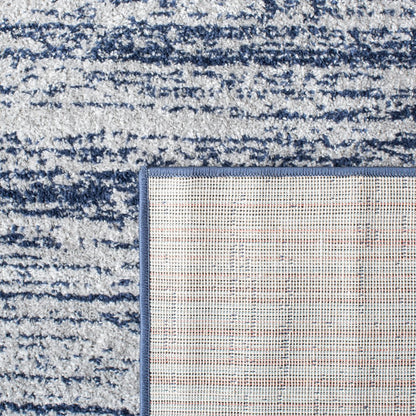 Adirondack Striated Stripe Rug - Navy / Grey - 2'-6" x 4'-0"