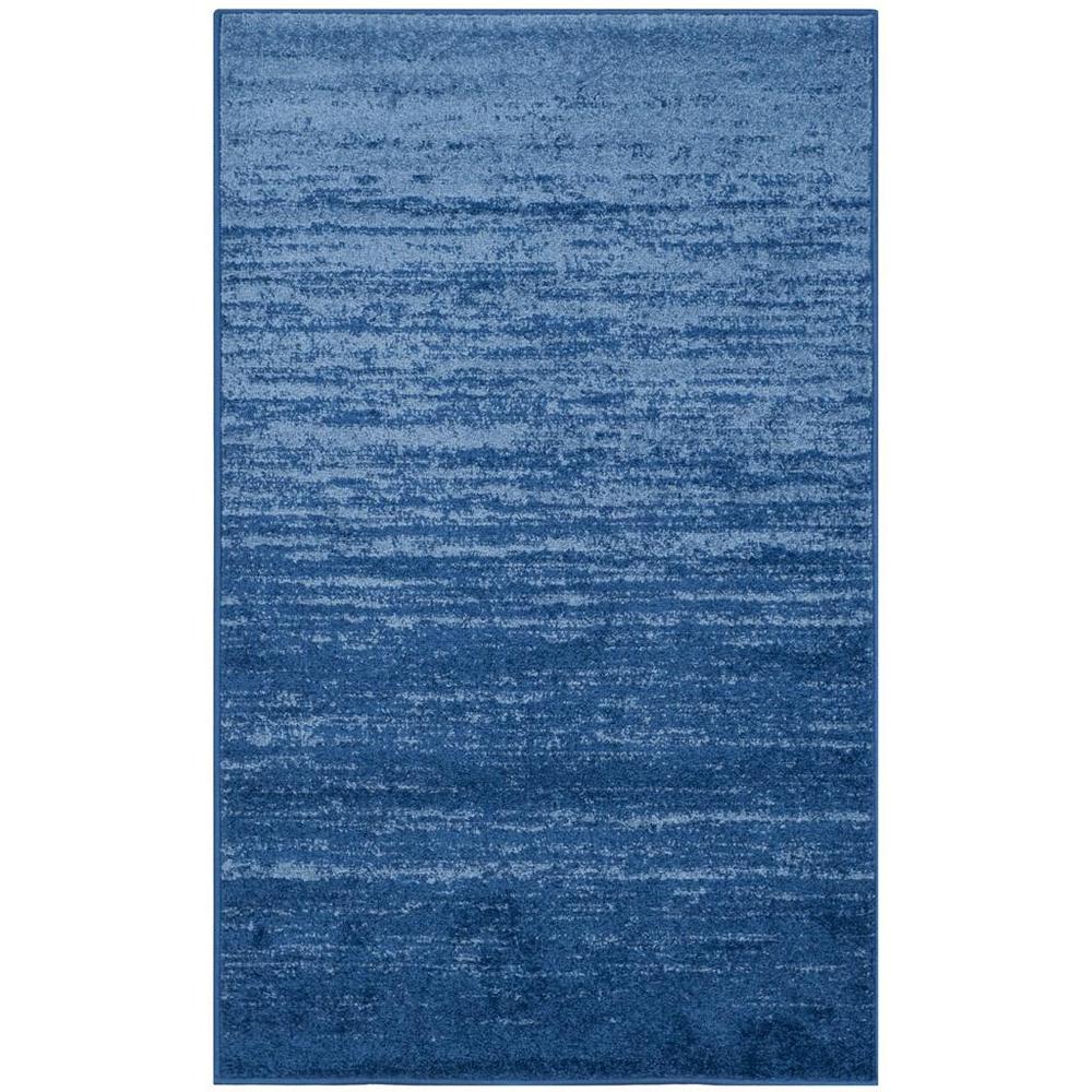 Adirondack, LIGHT BLUE / DARK BLUE, 3' X 5', Area Rug, ADR113F-3