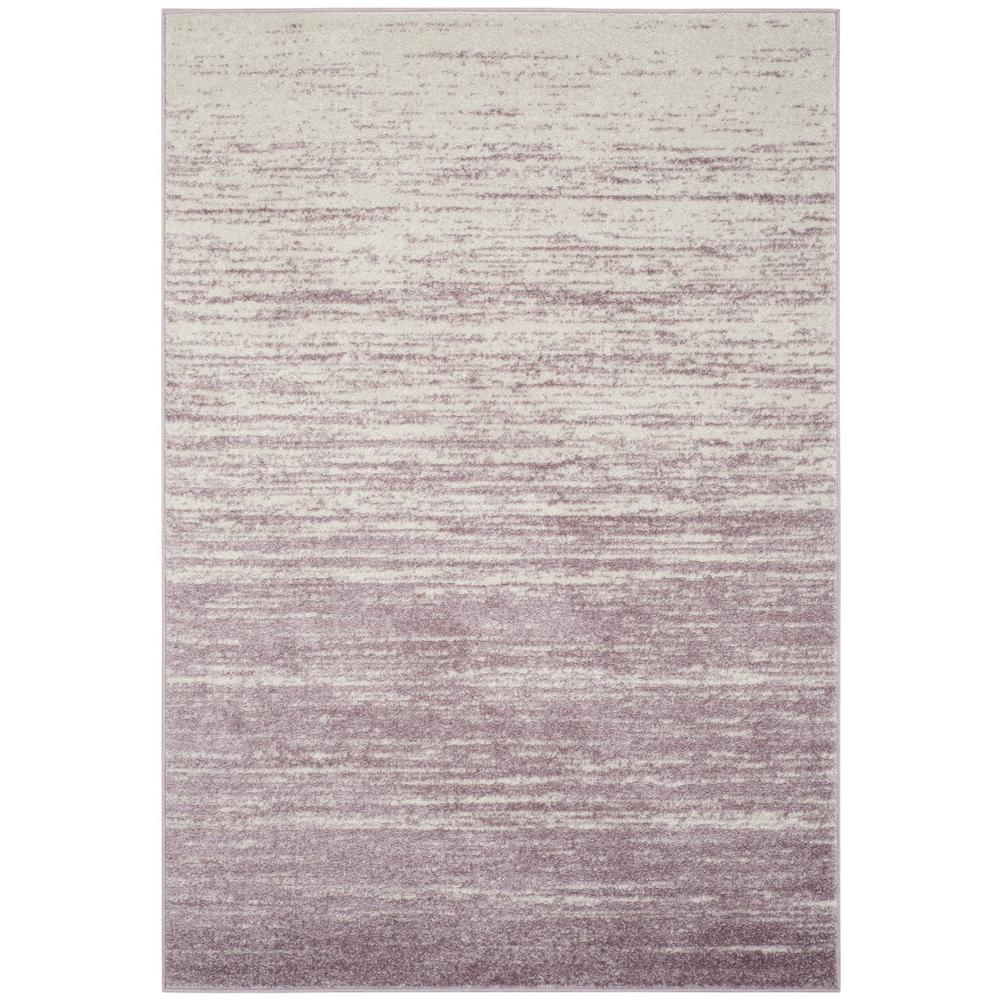 Adirondack, CREAM / PURPLE, 4' X 6', Area Rug, ADR113L-4
