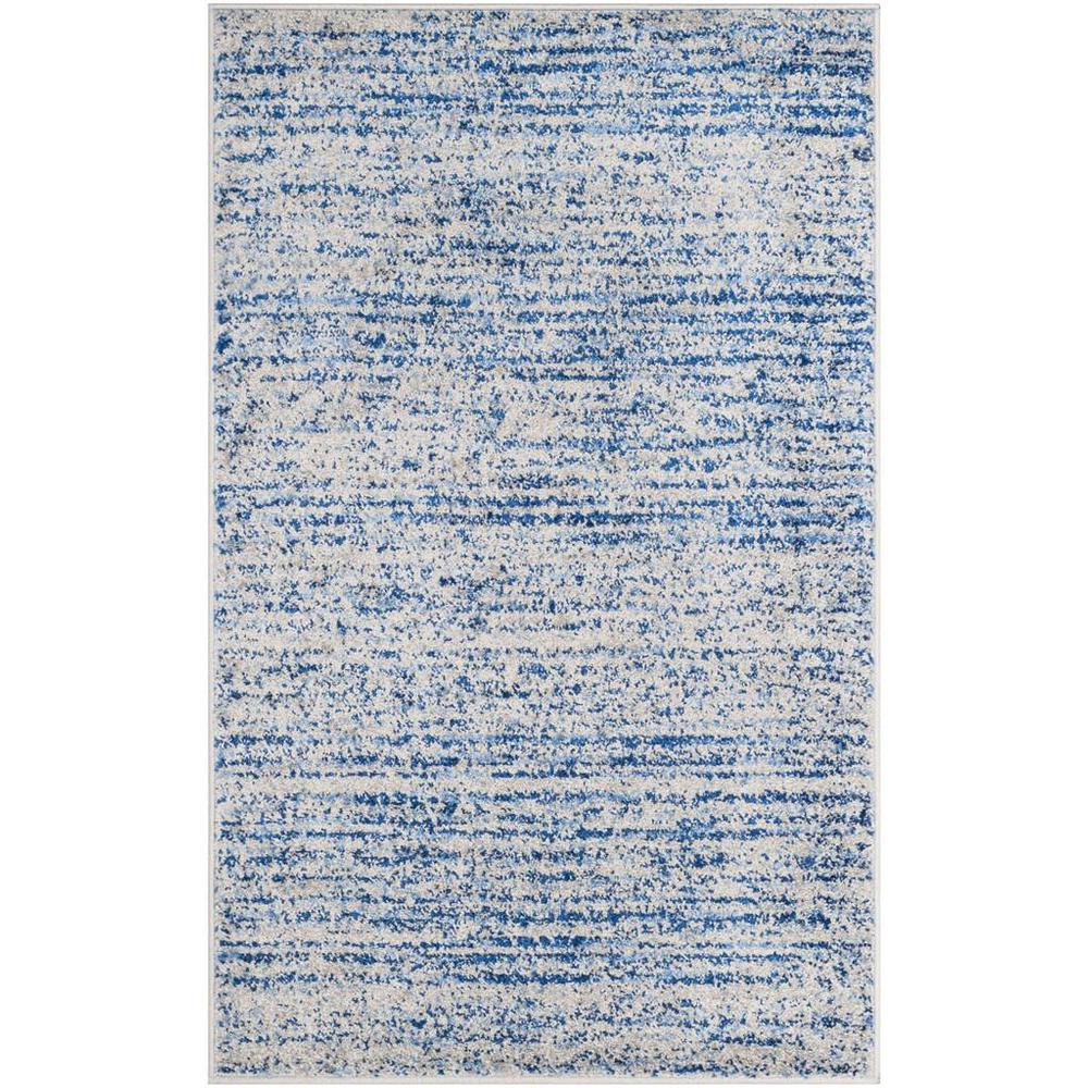 Adirondack, BLUE / SILVER, 3' X 5', Area Rug, ADR117D-3