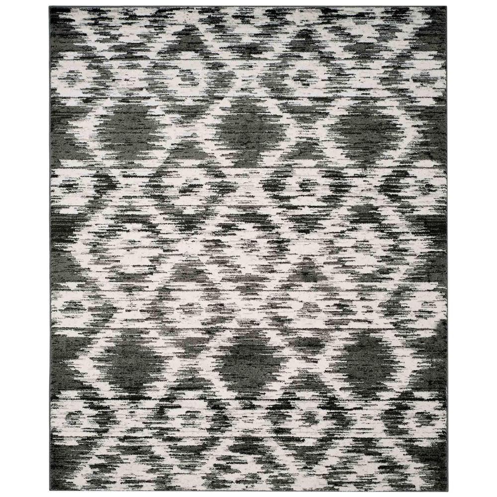 Adirondack, CHARCOAL / IVORY, 8' X 10', Area Rug, ADR118R-8