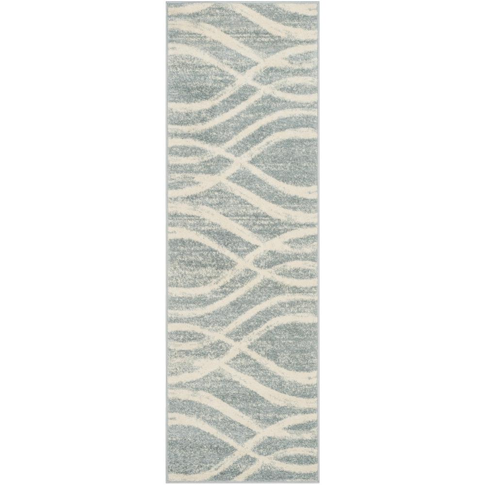 Adirondack, CREAM / SLATE, 2'-6" X 8', Area Rug