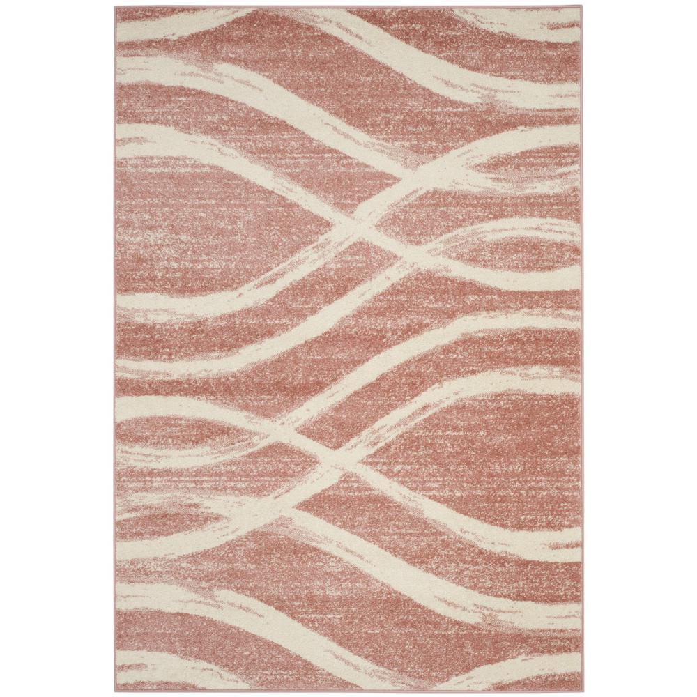 Adirondack, ROSE / CREAM, 4' X 6', Area Rug