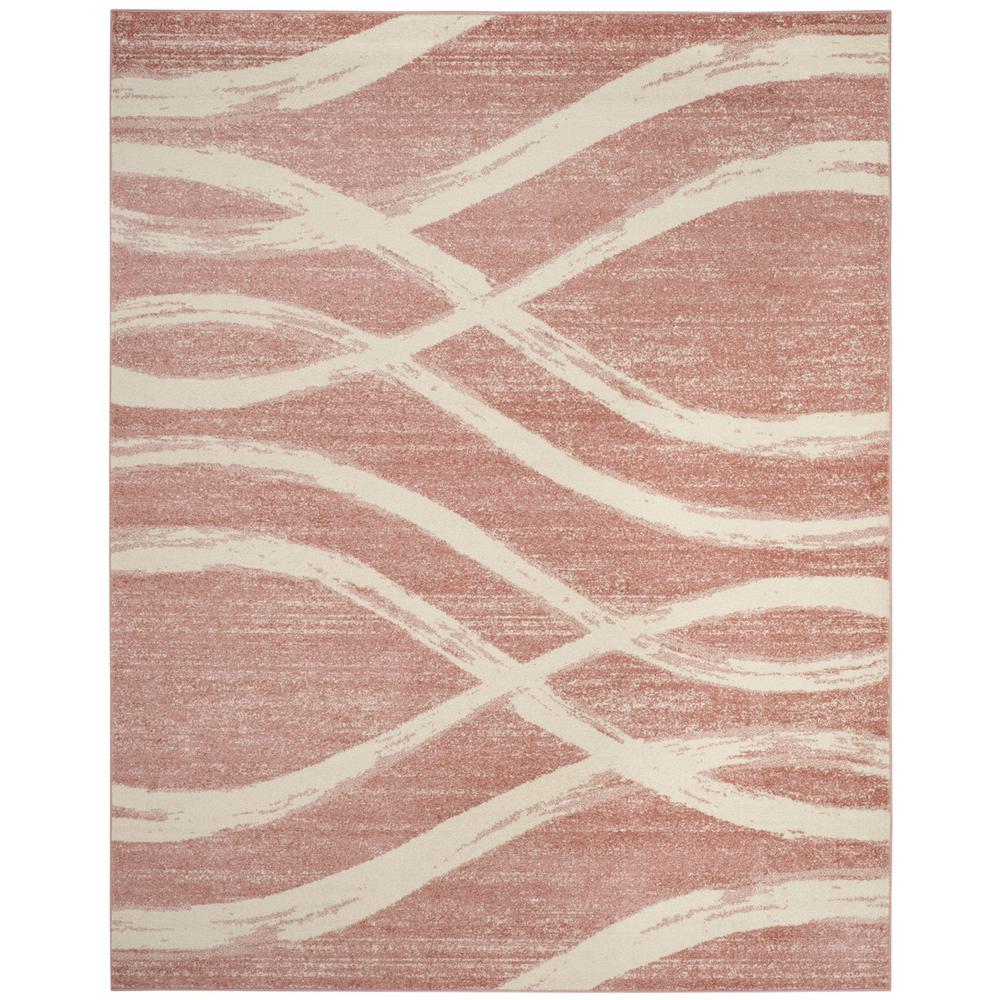 Adirondack, ROSE / CREAM, 8' X 10', Area Rug