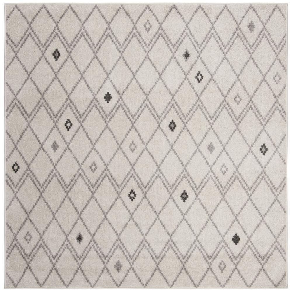 Adirondack, IVORY / GREY, 6' X 6' Square, Area Rug, ADR132B-6SQ