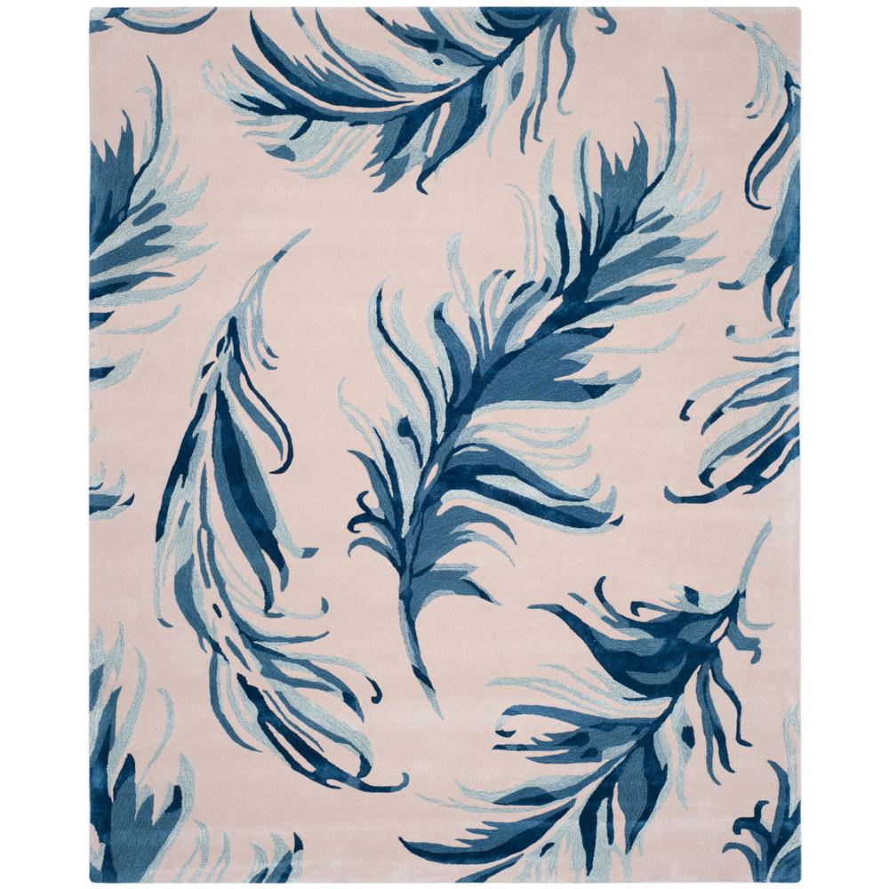 ALR-ALLURE, BEIGE / BLUE, 8' X 10', Area Rug