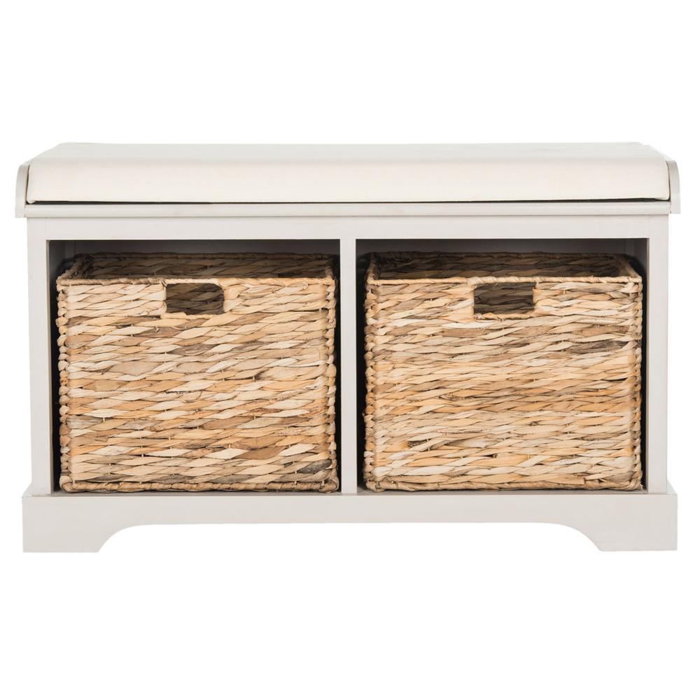 FREDDY WICKER STORAGE BENCH, AMH5736F
