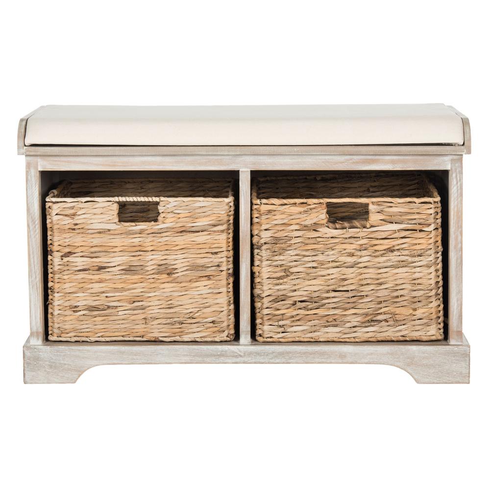 FREDDY WICKER STORAGE BENCH, AMH5736G