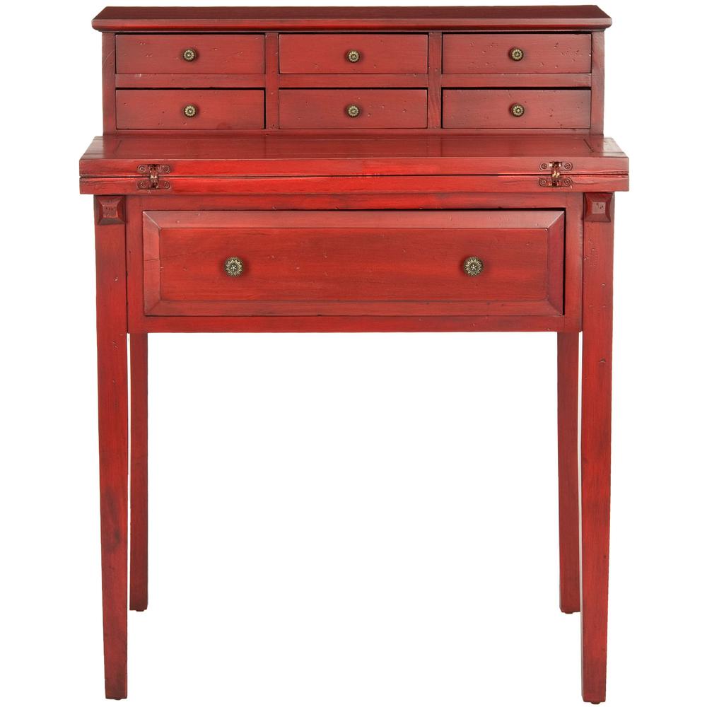 ABIGAIL 7 DRAWER FOLD DOWN DESK, AMH6520E