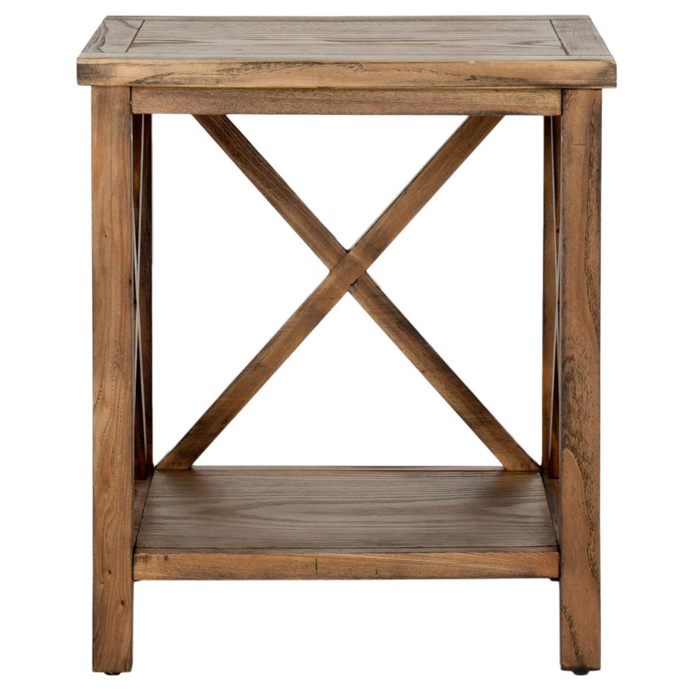 CANDENCE  CROSS BACK END TABLE, AMH6523D