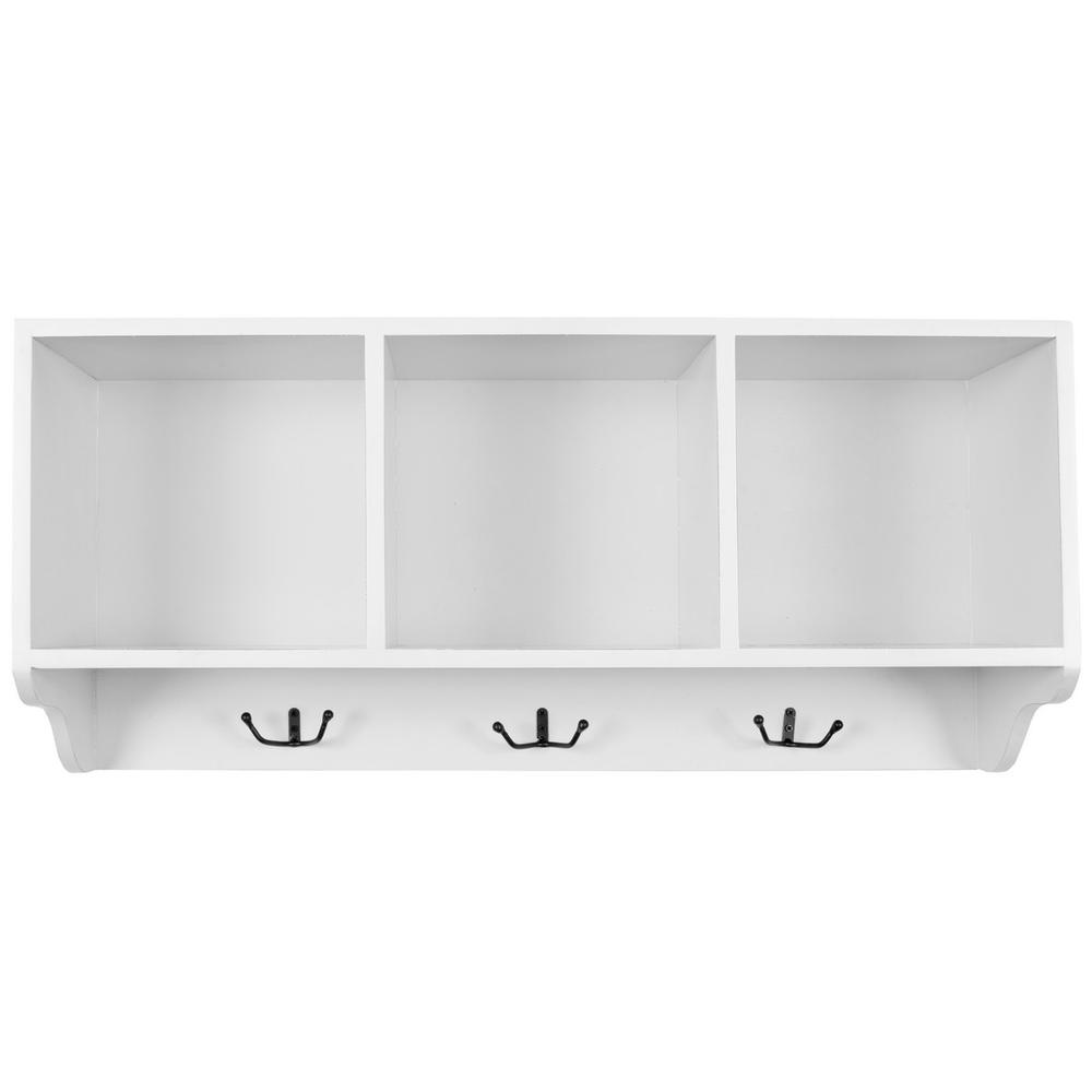 ALICE WALL SHELF WITH STORAGE COMPARTMENTS, AMH6566A