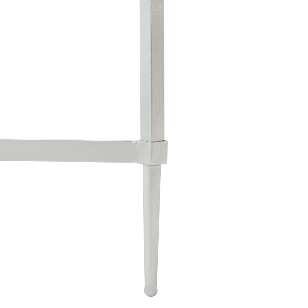 MIEKA SILVER LEAF GLASS COCKTAIL TABLE