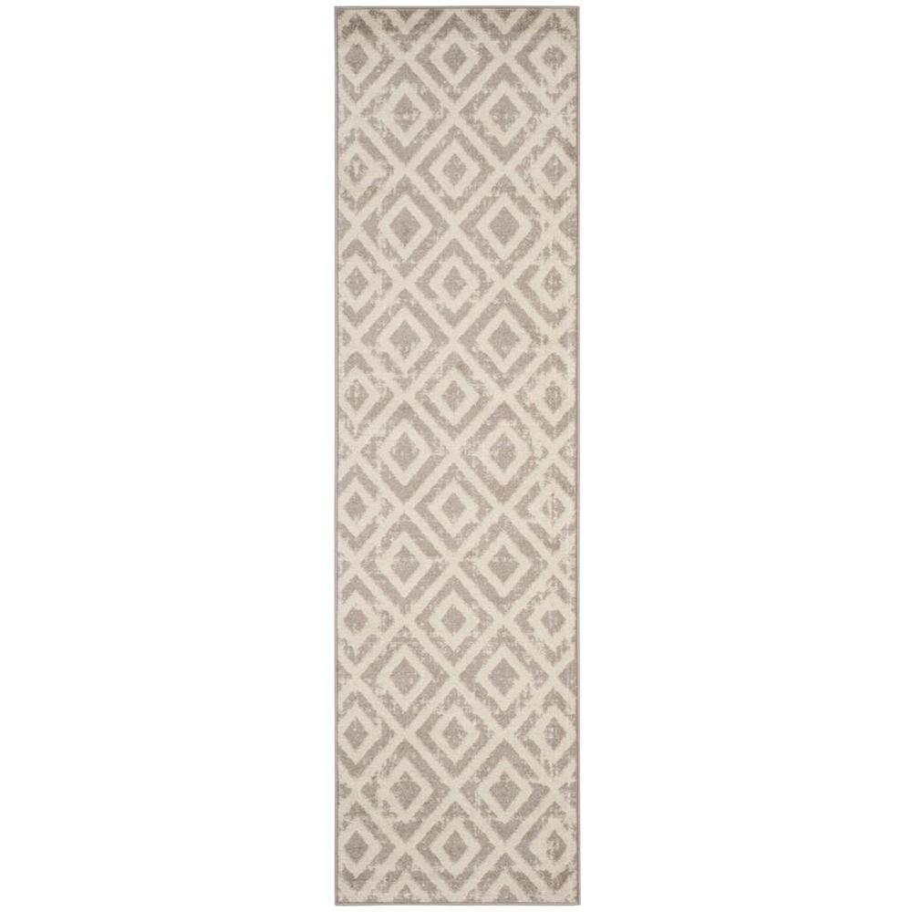 AMSTERDAM, IVORY / MAUVE, 2'-3" X 8', Area Rug, AMS105A-28