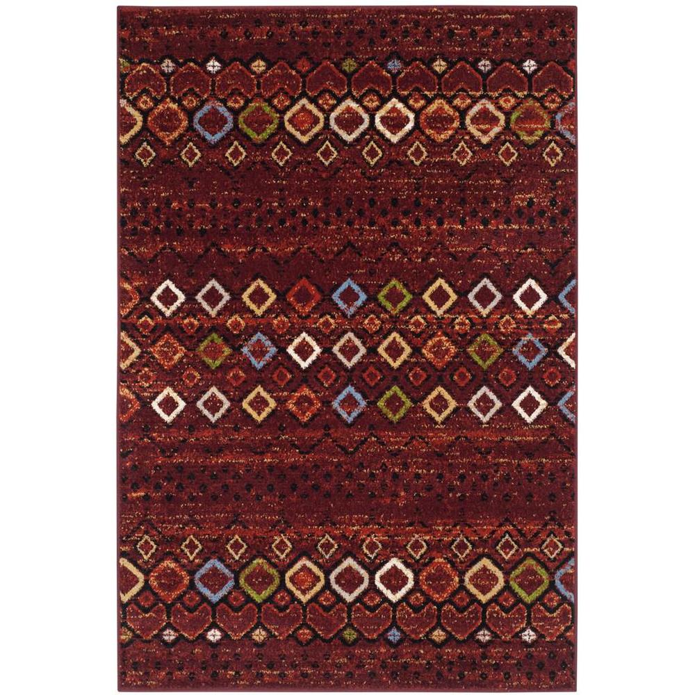 AMSTERDAM, TERRACOTTA / MULTI, 4' X 6', Area Rug
