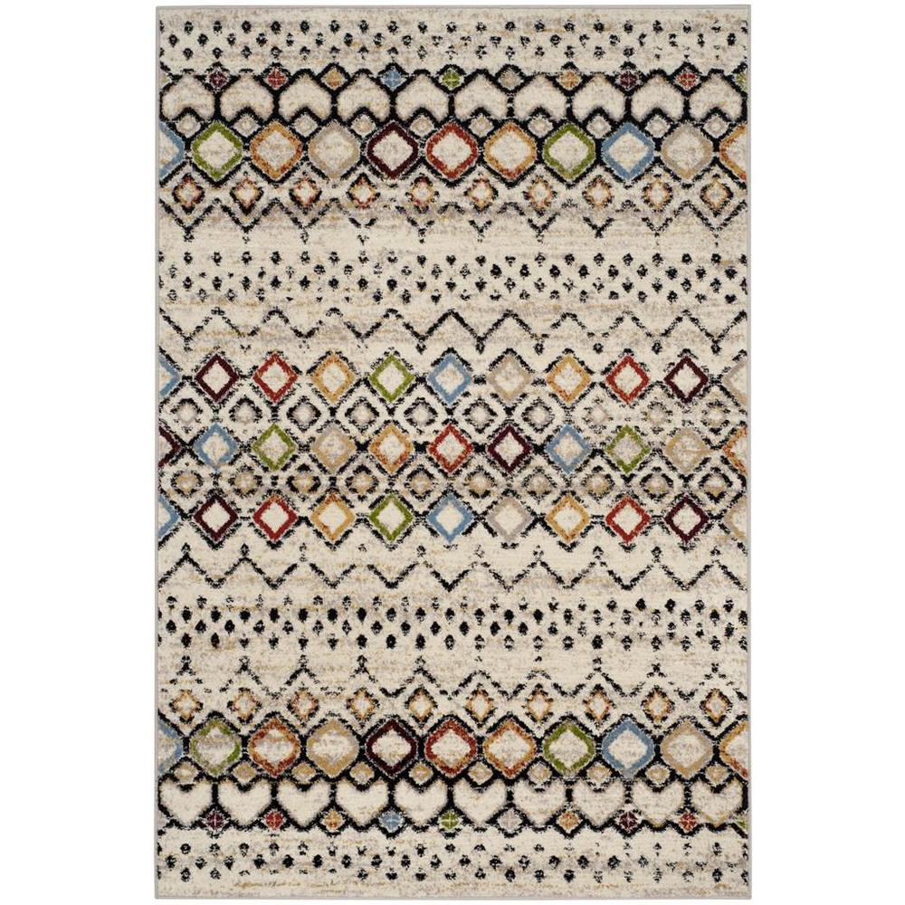 AMSTERDAM, IVORY / MULTI, 5'-1" X 7'-6", Area Rug
