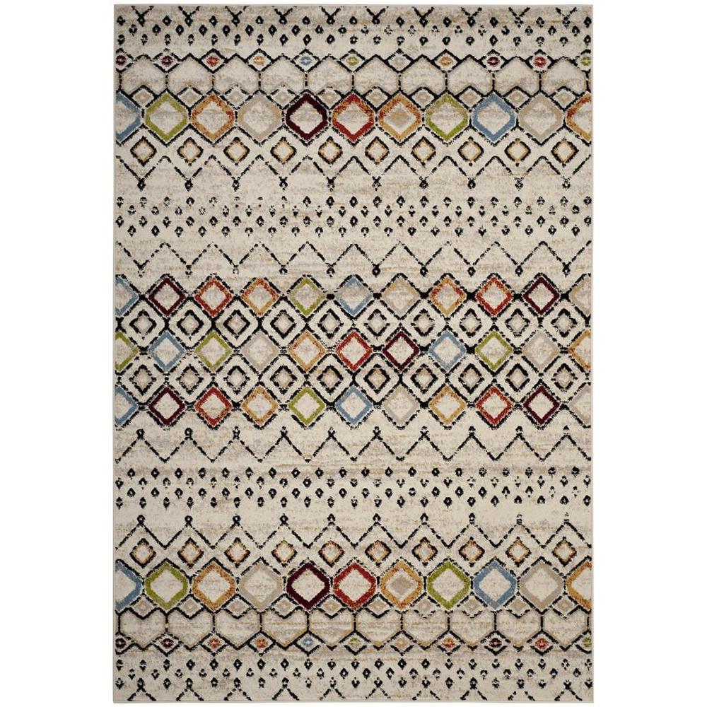 AMSTERDAM, IVORY / MULTI, 6'-7" X 9'-2", Area Rug