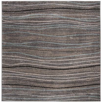 AMSTERDAM, SILVER / BEIGE, 6'-7" X 9'-2", Area Rug
