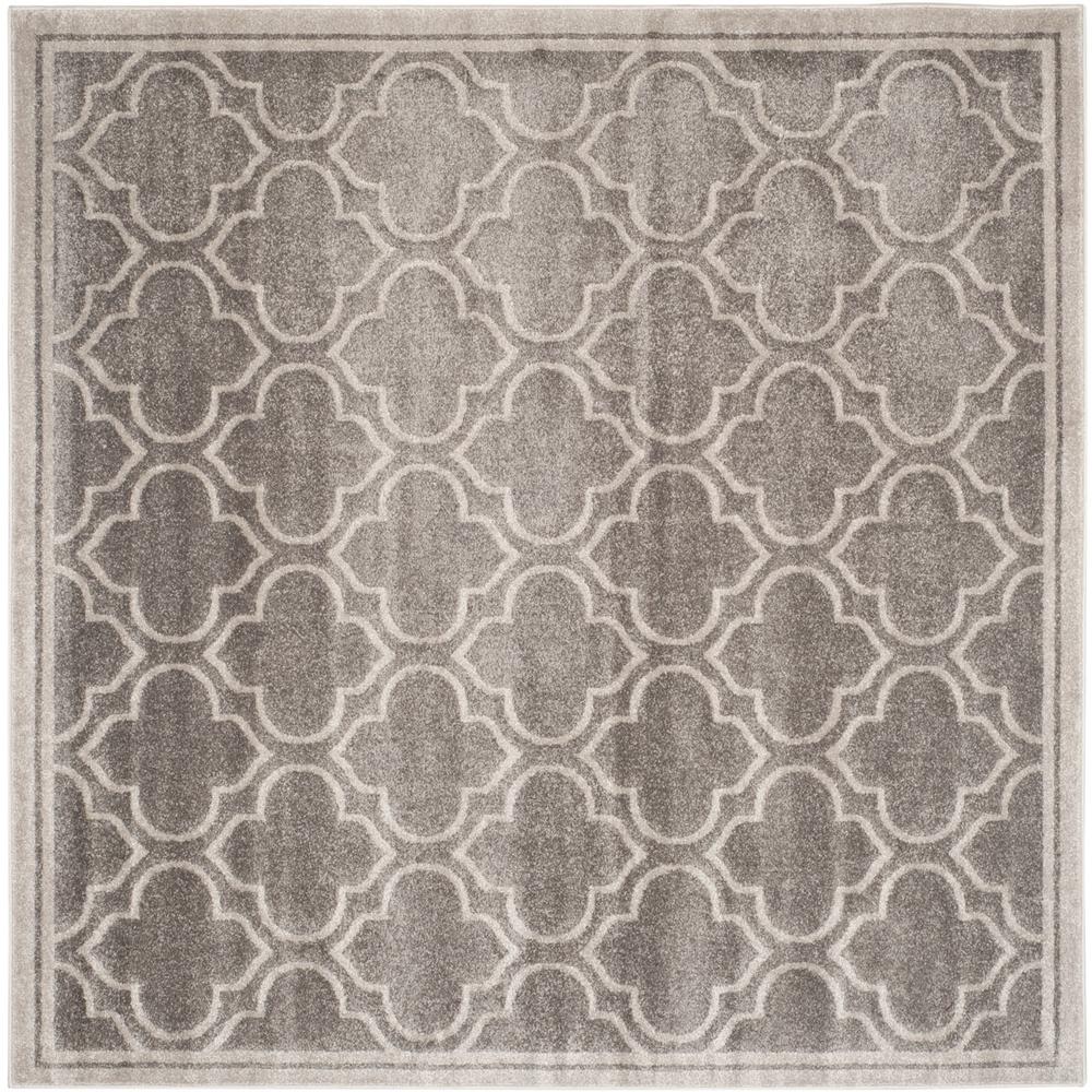 AMHERST, GREY / LIGHT GREY, 5' X 5' Square, Area Rug, AMT412C-5SQ