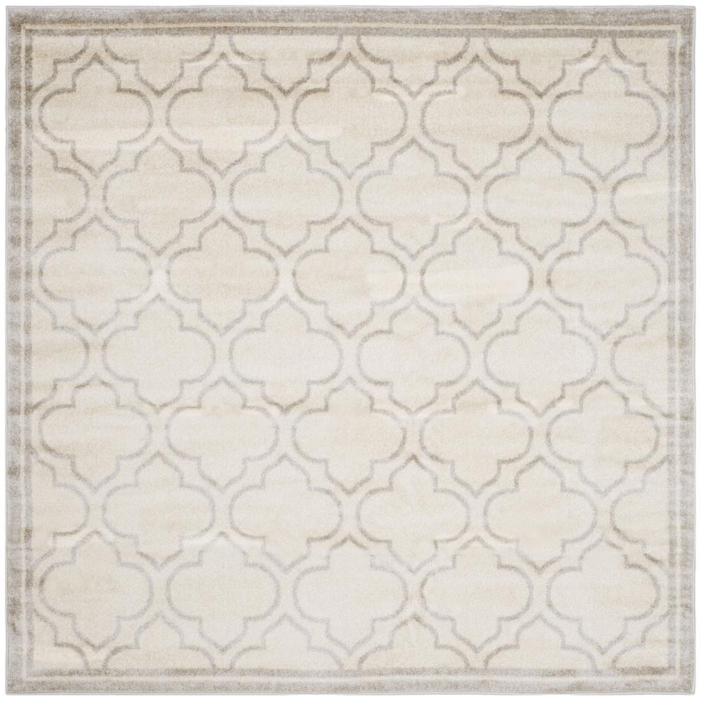 AMHERST, IVORY / LIGHT GREY, 7' X 7' Square, Area Rug, AMT412E-7SQ