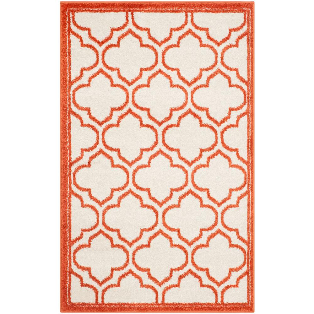 AMHERST, IVORY / ORANGE, 2'-6" X 4', Area Rug, AMT412F-24