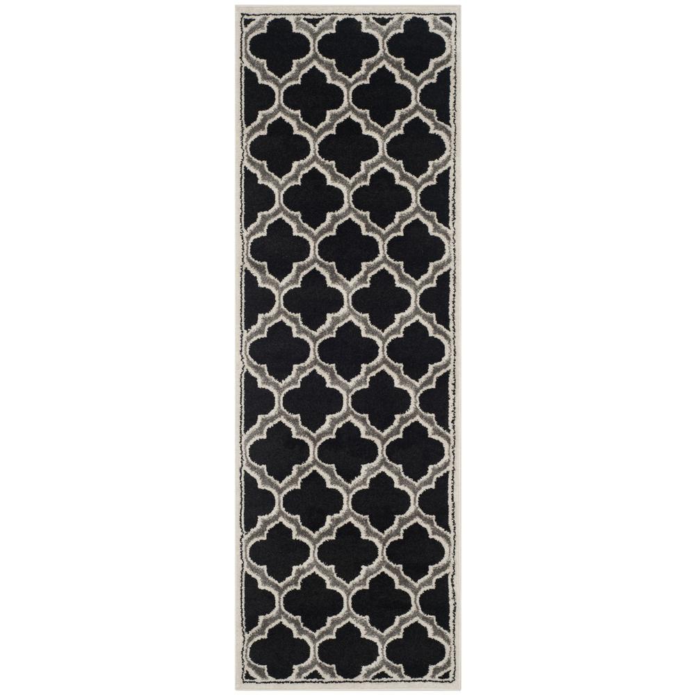 AMHERST, ANTHRACITE / IVORY, 2'-3" X 7', Area Rug, AMT412G-27