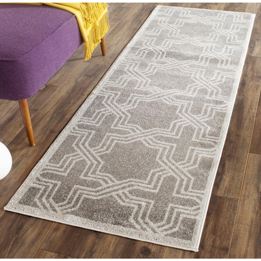AMHERST, GREY / LIGHT GREY, 2'-3" X 7', Area Rug, AMT413C-27