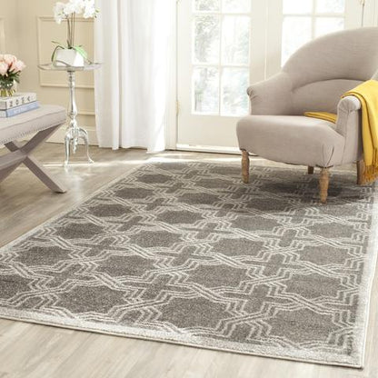 AMHERST, GREY / LIGHT GREY, 5' X 8', Area Rug, AMT413C-5