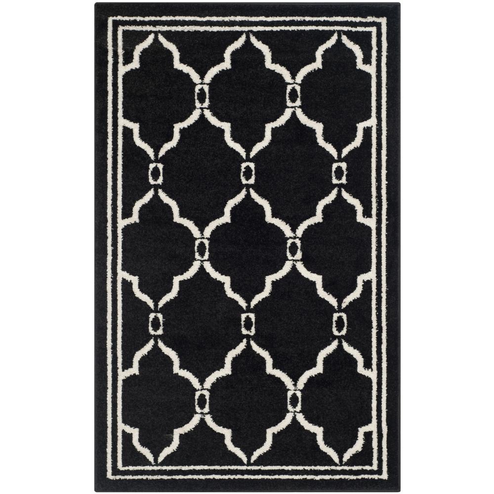 AMHERST, ANTHRACITE / IVORY, 2'-6" X 4', Area Rug, AMT414G-24