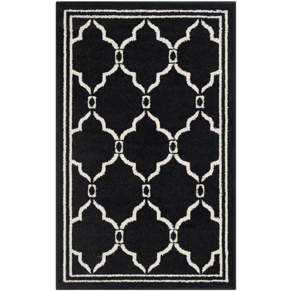 AMHERST, ANTHRACITE / IVORY, 2'-6" X 4', Area Rug, AMT414G-24