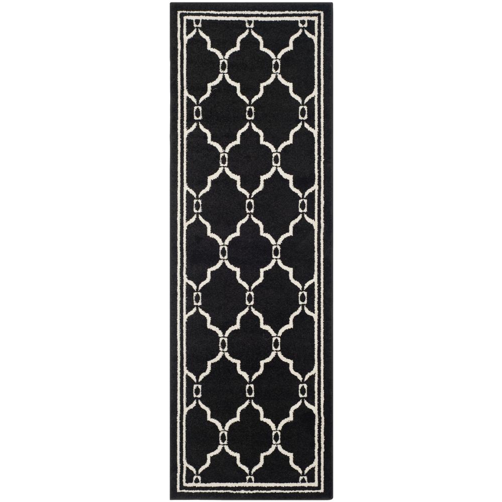 AMHERST, ANTHRACITE / IVORY, 2'-3" X 7', Area Rug, AMT414G-27