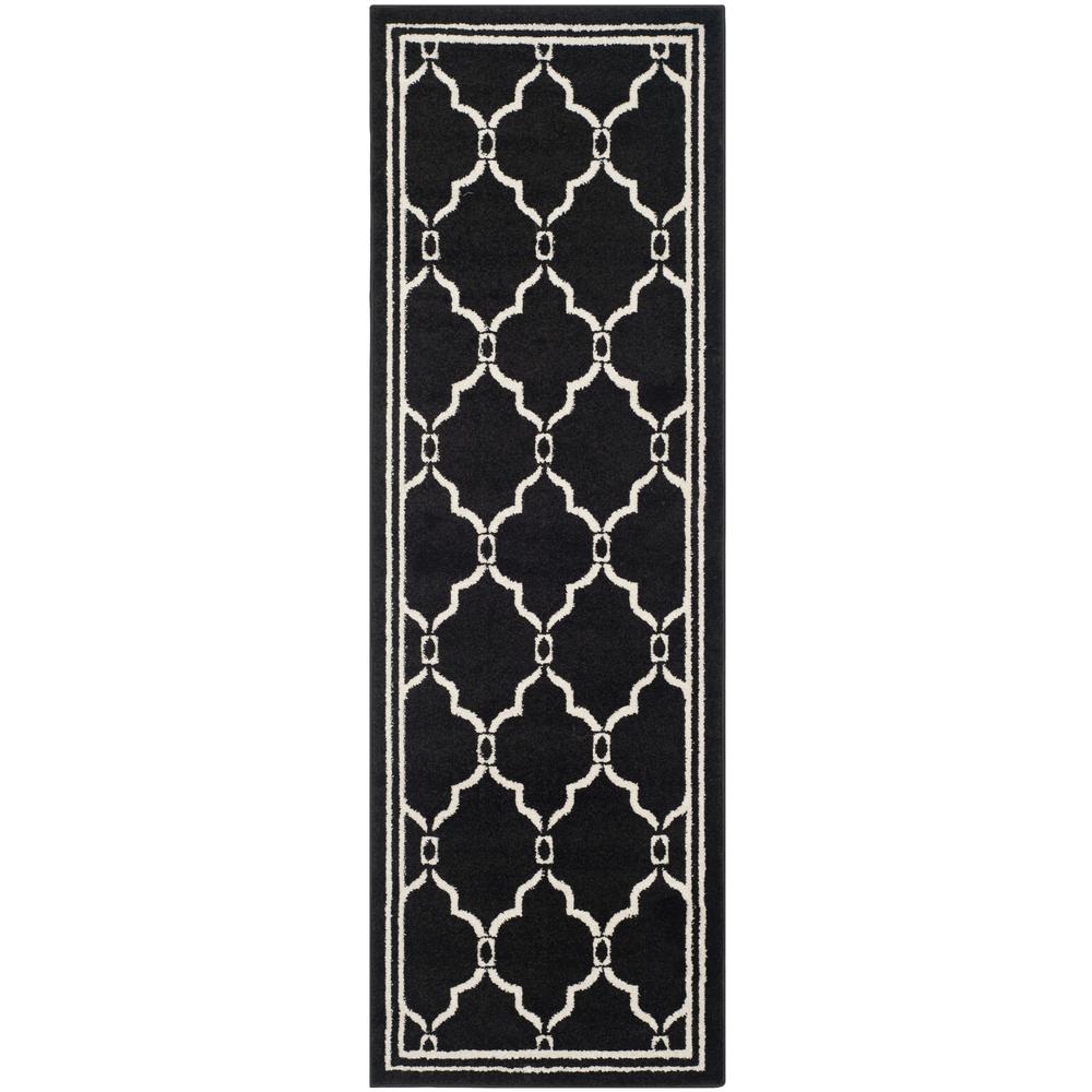 AMHERST, ANTHRACITE / IVORY, 2'-3" X 7', Area Rug, AMT414G-27