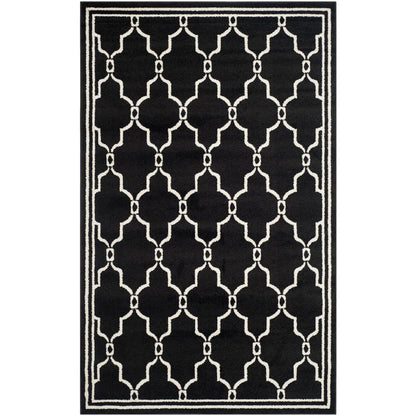 AMHERST, ANTHRACITE / IVORY, 5' X 8', Area Rug, AMT414G-5