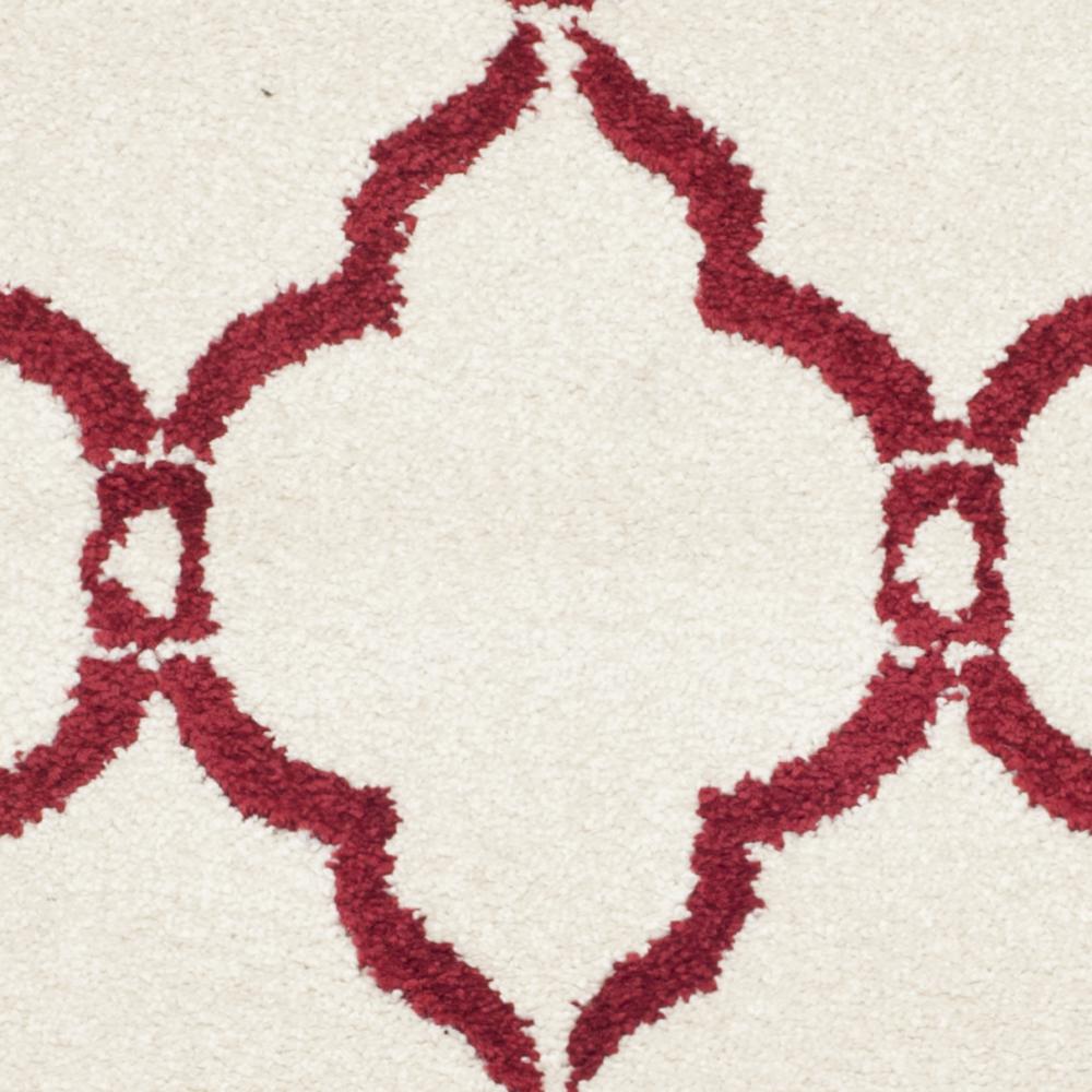 AMHERST, IVORY / RED, 2'-6" X 4', Area Rug