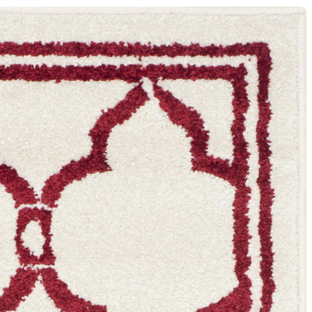 AMHERST, IVORY / RED, 2'-6" X 4', Area Rug