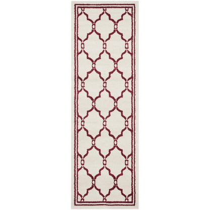 AMHERST, IVORY / RED, 2'-3" X 7', Area Rug