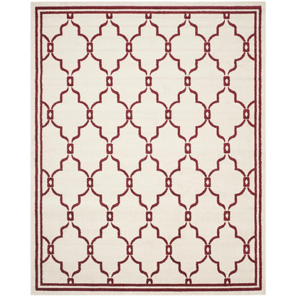 AMHERST, IVORY / RED, 8' X 10', Area Rug