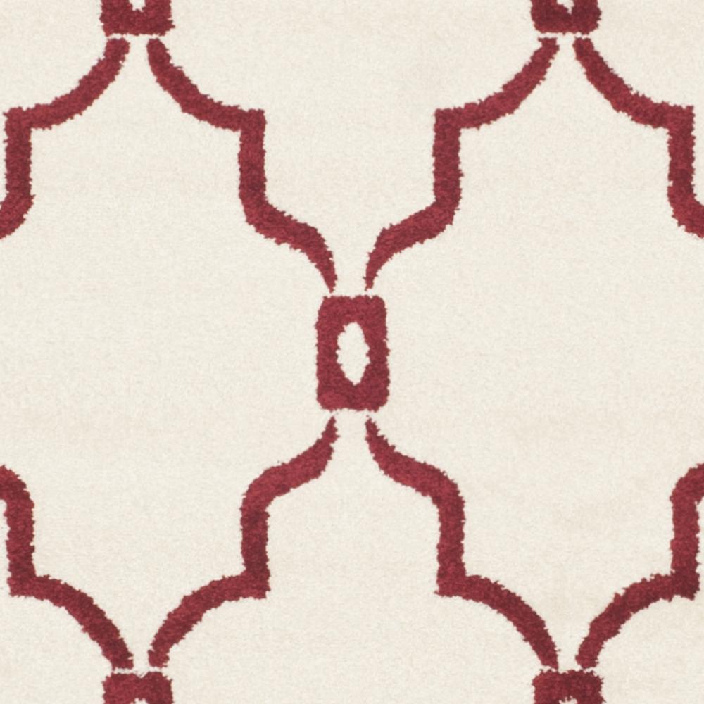 AMHERST, IVORY / RED, 8' X 10', Area Rug