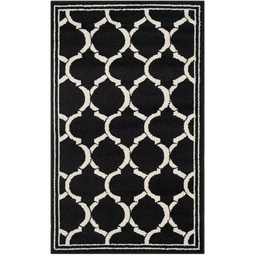 AMHERST, ANTHRACITE / IVORY, 3' X 5', Area Rug, AMT415G-3