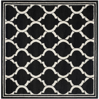 AMHERST, ANTHRACITE / IVORY, 7' X 7' Square, Area Rug, AMT415G-7SQ