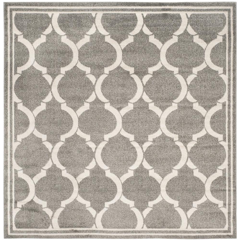 AMHERST, DARK GREY / BEIGE, 7' X 7' Square, Area Rug, AMT415R-7SQ