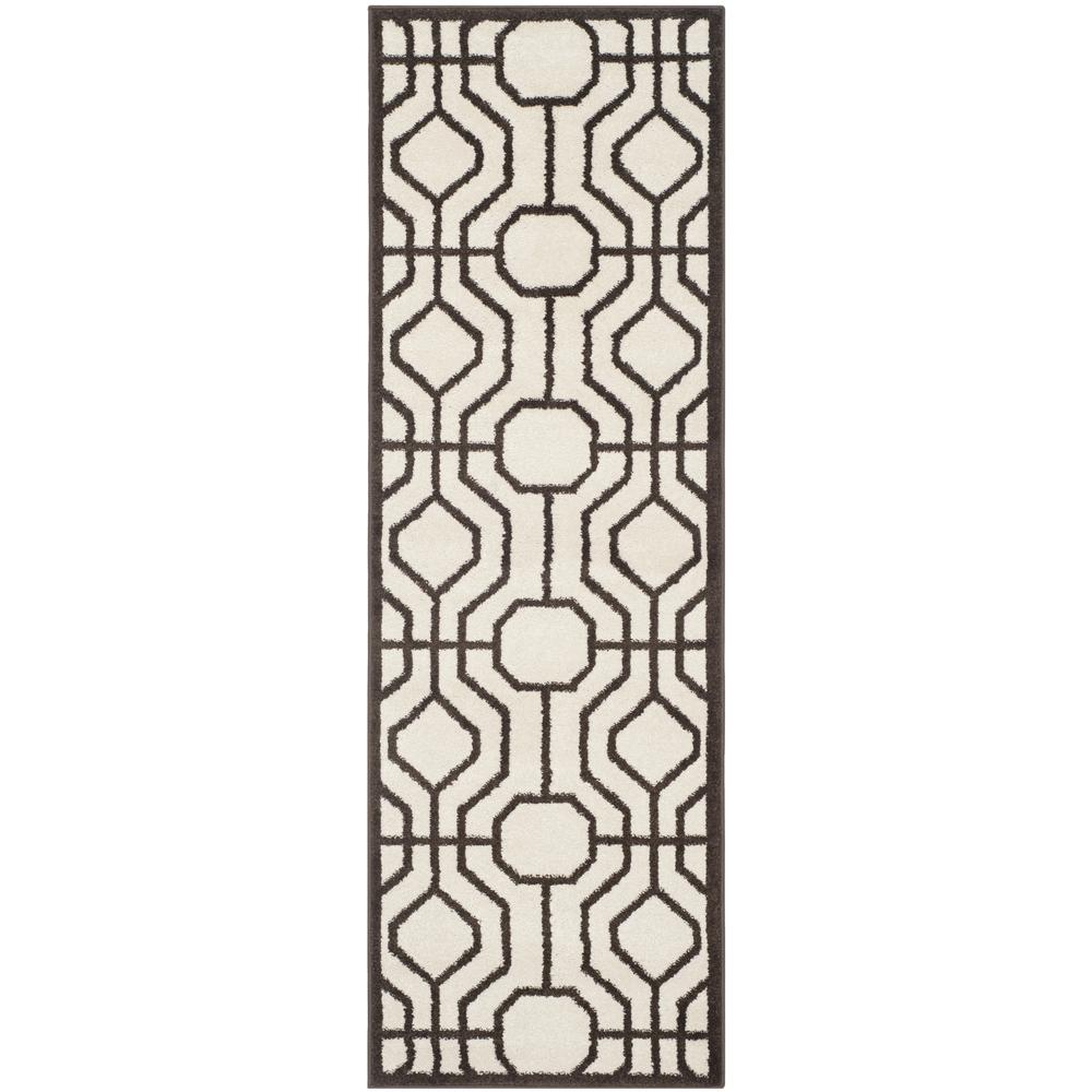 AMHERST, IVORY / BROWN, 2'-3" X 7', Area Rug