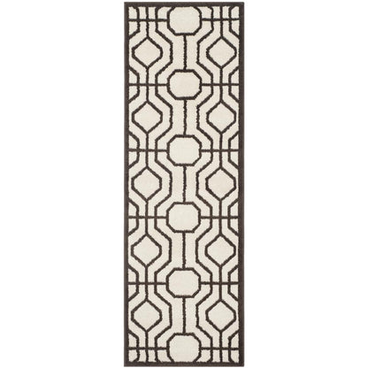 AMHERST, IVORY / BROWN, 2'-3" X 7', Area Rug